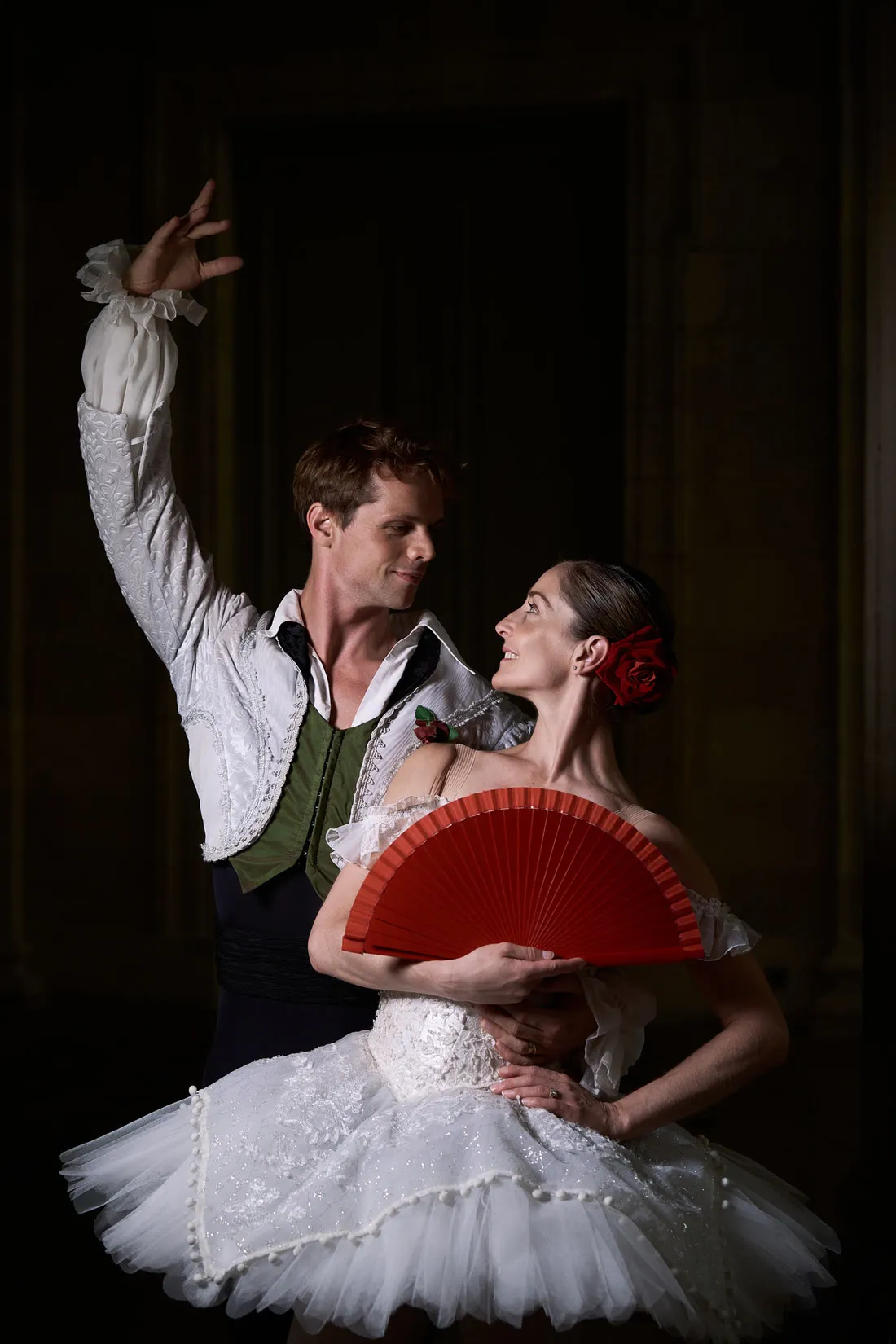 Portrait d'artiste — Diane & Neven, Don Quichotte, éventail.